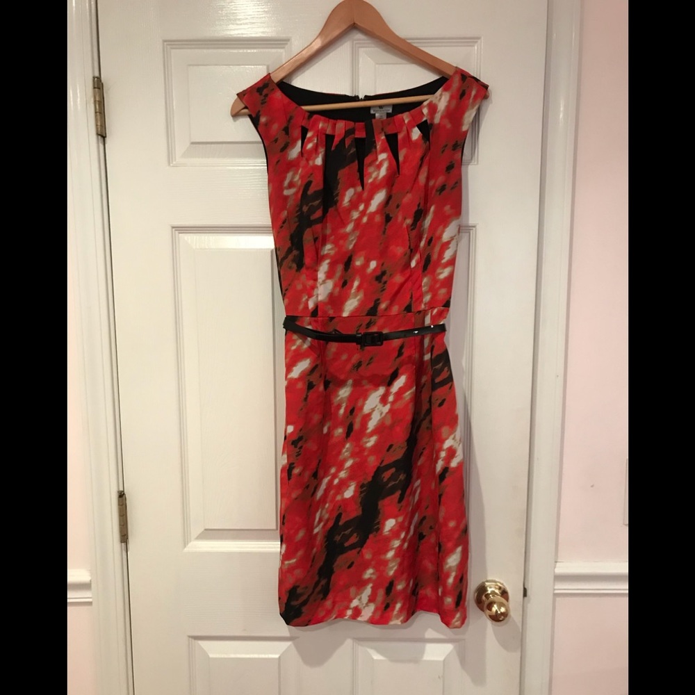 Worthington Multicolored Dress with Belt